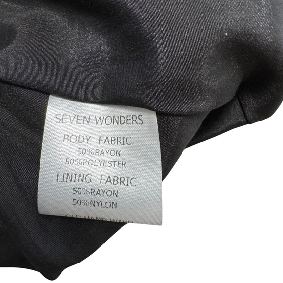 SEVEN WONDERS Jolie Mini Dress Black Size Small (BLACK IS FOR SALE) - Picture 7 of 8